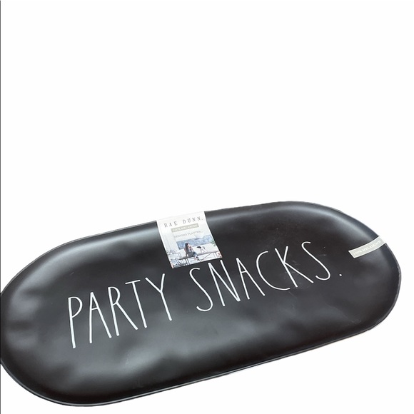 βοΈ LAST ONE βοΈRae Dunn PARTY SNACKS Serving Tray - Picture 2 of 4